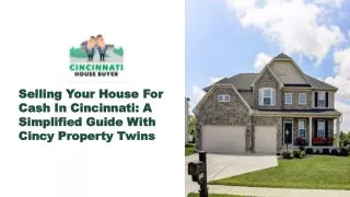 Selling Your House for Cash in Cincinnati