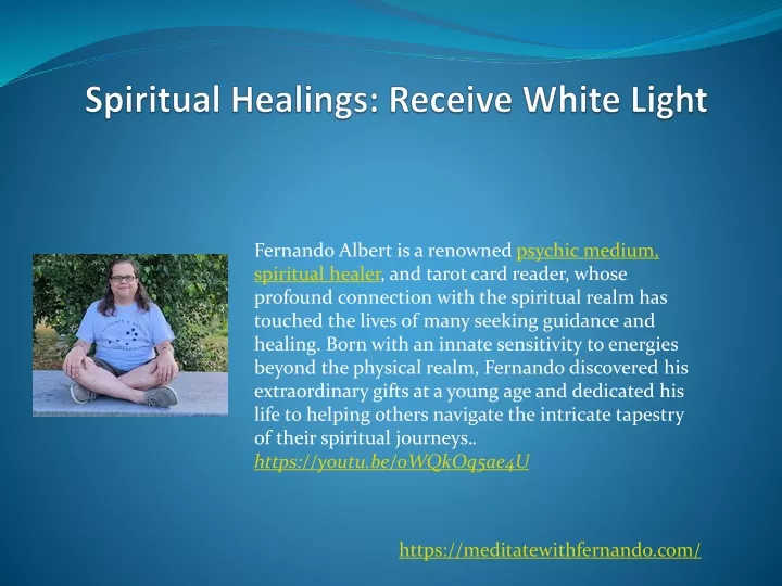 spiritual healings receive white light