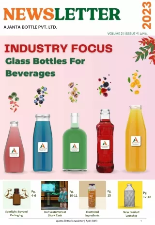 Glass Packaging for  Beverages | Ajanta Bottle