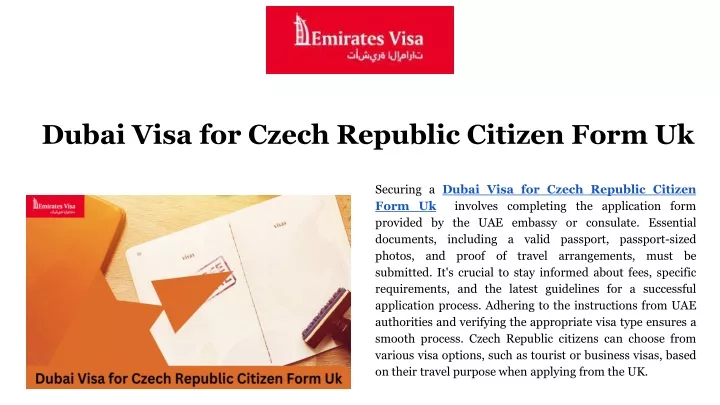 dubai visa for czech republic citizen form uk