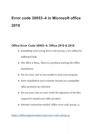 error code 30053 4 in microsoft office