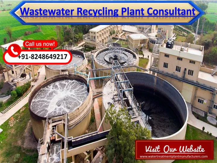 wastewater recycling plant consultant