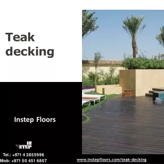 Teak Decking Redefined: Instep's Commitment to Quality Craftsmanship