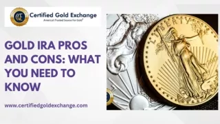 Gold IRA Pros and Cons: Should You Invest in Gold IRA?