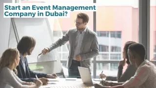 How to Start an Event Management Company in Dubai