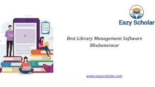 Best Library Management Software Bhubaneswar