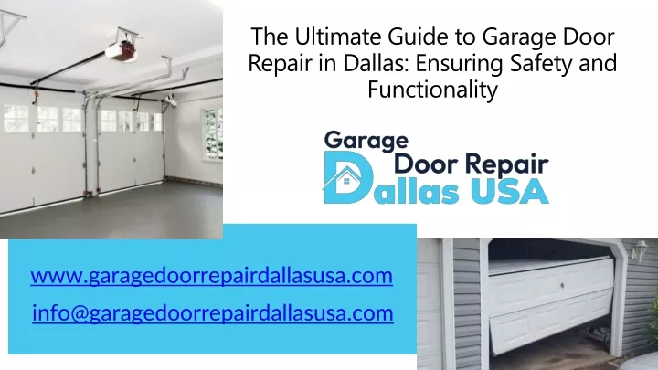 How to repair garage