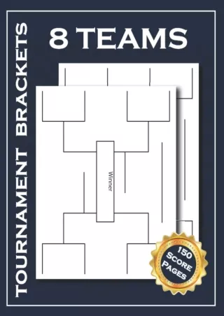 get [⚡PDF] ✔Download⭐ Tournament Bracket: 8 Player / Team Tournament Bracket Template Sheets For All