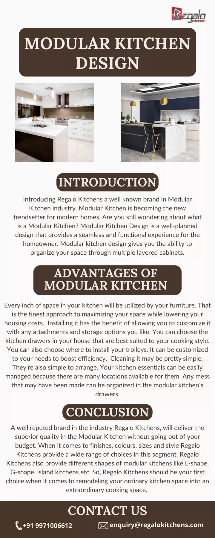 modular kitchen design