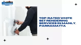 Top-rated White Set Rendering Services in Manly, Parramatta