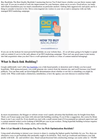 buy backlinks the best quality backlink