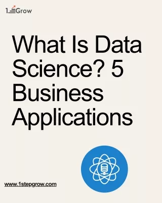 What Is Data Science 5 Business Applications