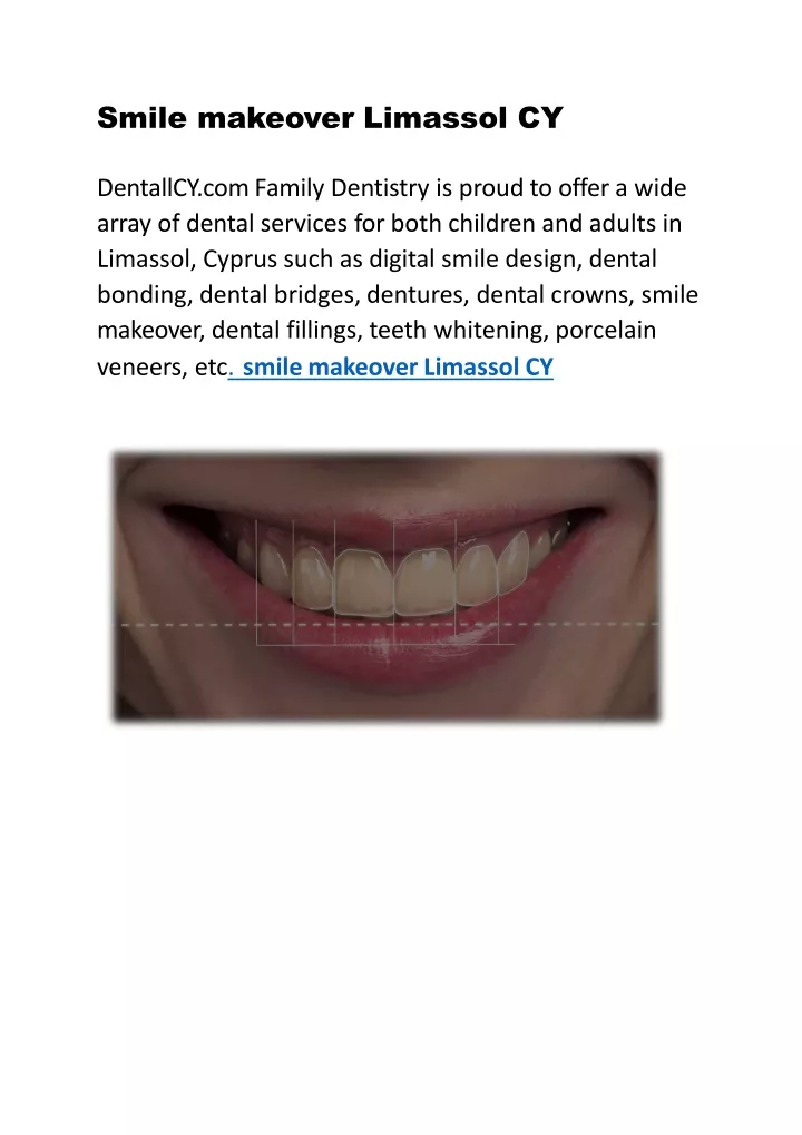 smile makeover limassol cy dentallcy com family