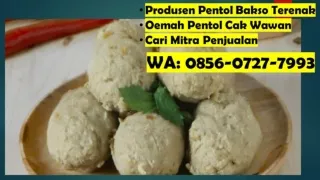 Open Mitra Penjualan! 0856 0727 7993 (WA) Oemah Pentol Spesial Cak Wawan - Pabrik Bakso Pentol Jumbo Mojokerto Gresik