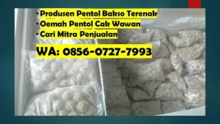 Open Mitra Penjualan! 0856 0727 7993 (WA) Oemah Pentol Spesial Cak Wawan - Pabrik Bakso Pentol Jumbo Surabaya Sidoarjo