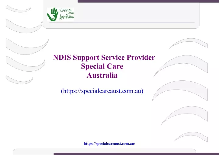 ndis support service provider special care