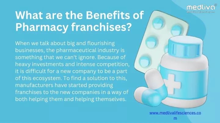 what are the benefits of pharmacy franchises
