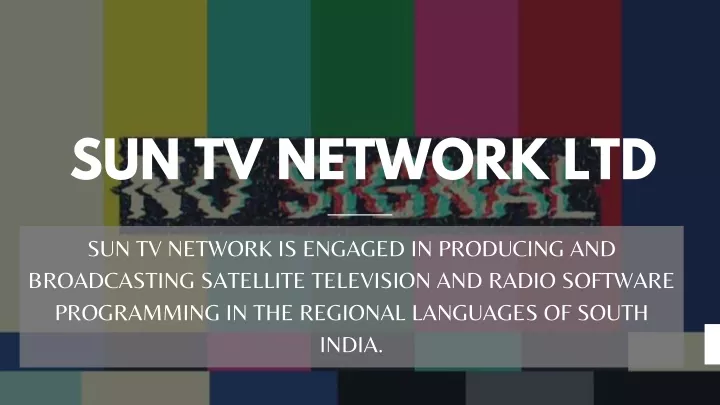 sun tv network ltd