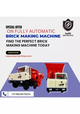 Find the perfect brick making machine today