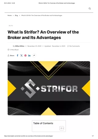 What Is Strifor