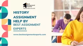 Online History Assignment by Experts