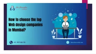 How to choose the top Web Design companies in Mumbai