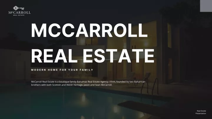mccarroll real estate