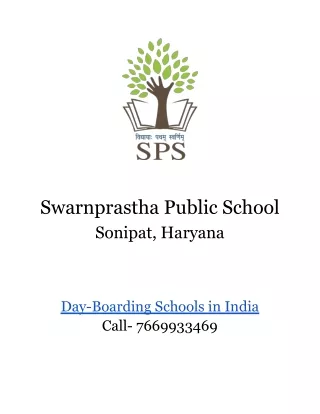 Day-Boarding School in Haryana_SPS