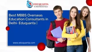 The best Studying MBBS in Georgia | Best Education Consultant in Delhi | Eduquan