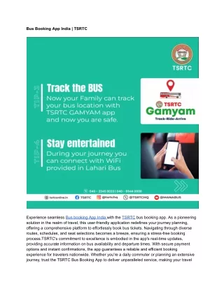 bus booking app india tsrtc