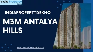 indiapropertydekho m3m antalya hills