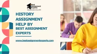 Online History Assignment by Experts
