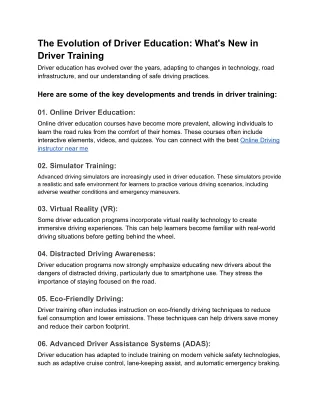 CDA Blog- The Evolution of Driver Education_ What's New in Driver Training