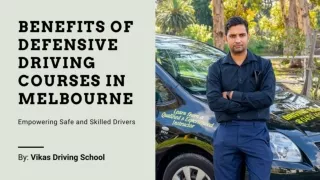 The Benefits of Defensive Driving Courses in Melbourne