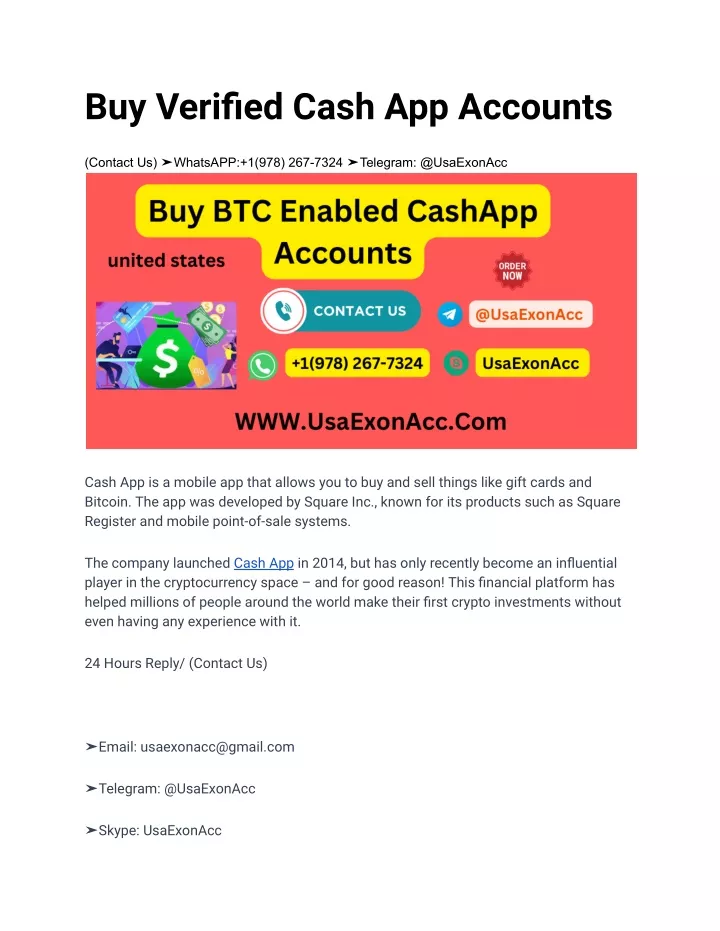 buy verified cash app accounts