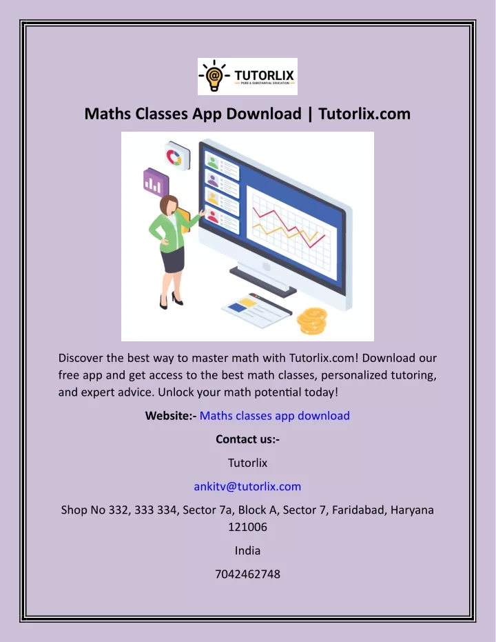 maths classes app download tutorlix com