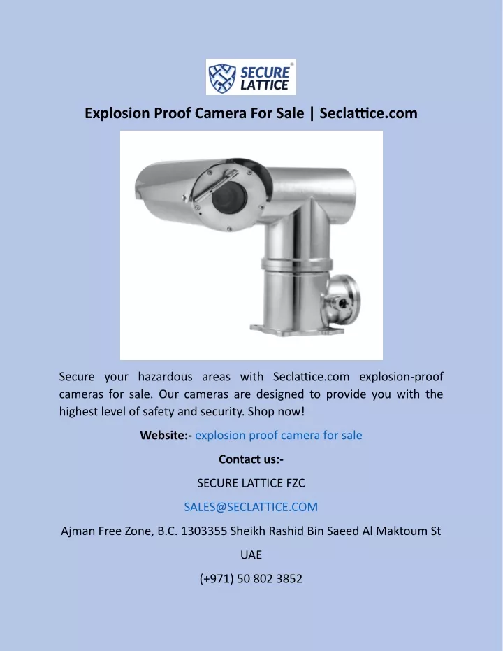 explosion proof camera for sale seclattice com