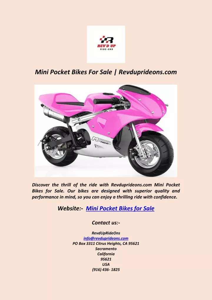 mini pocket bikes for sale revduprideons com