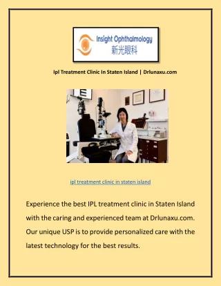 ipl treatment clinic in staten island