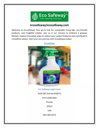 ecosafewayecosafeway.com