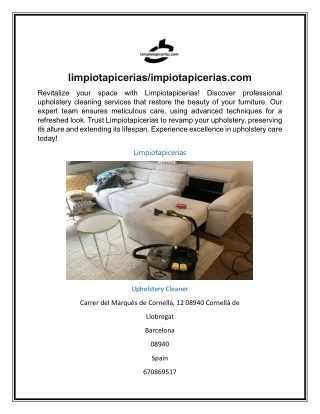 limpiotapicerias impiotapicerias.com