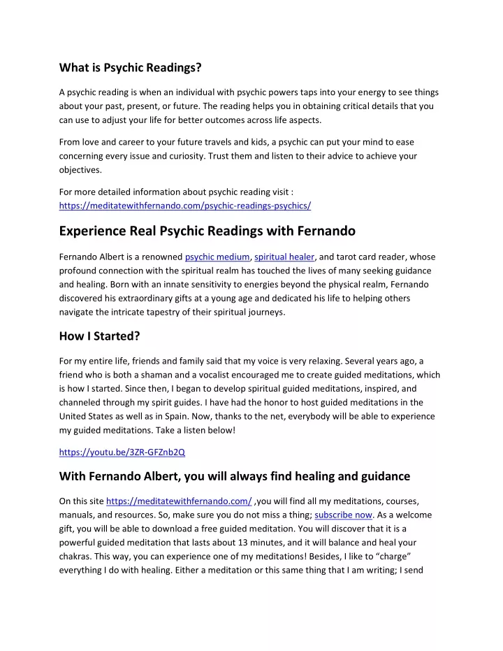 what is psychic readings