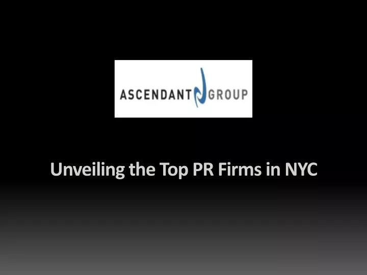 unveiling the top pr firms in nyc