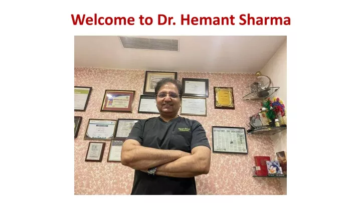 welcome to dr hemant sharma