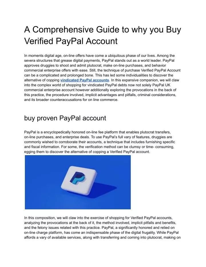 a comprehensive guide to why you buy verified