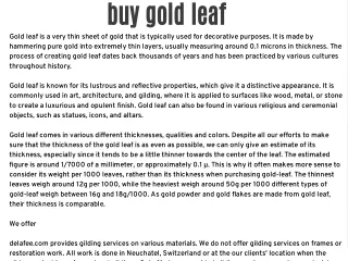 buy gold leaf