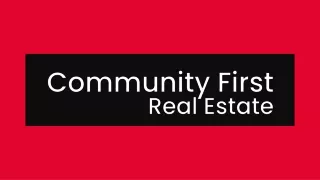 Community First Real Estate Agent At Liverpool