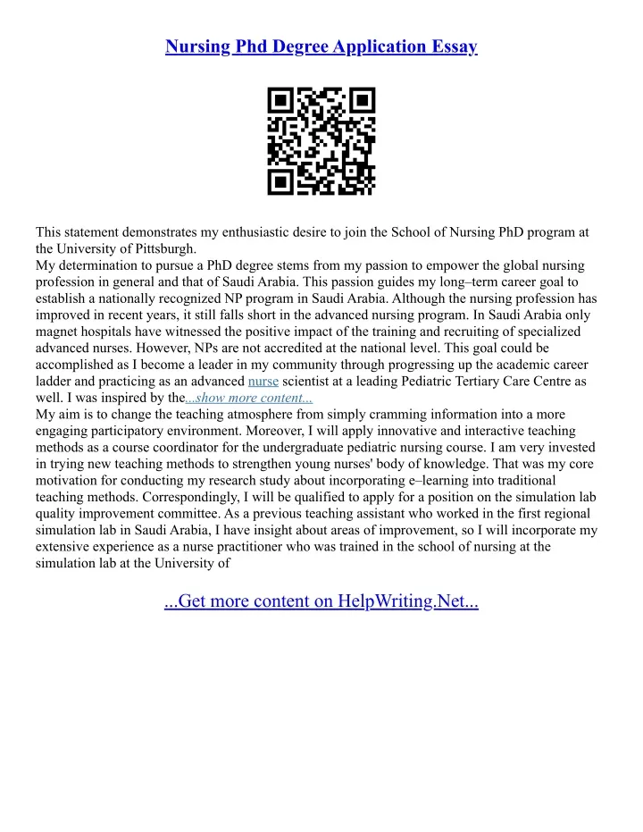 PPT Nursing School Admission Essay Samples PowerPoint Presentation 