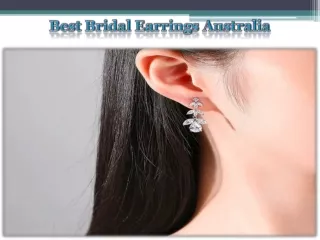 Best Bridal Earrings Australia