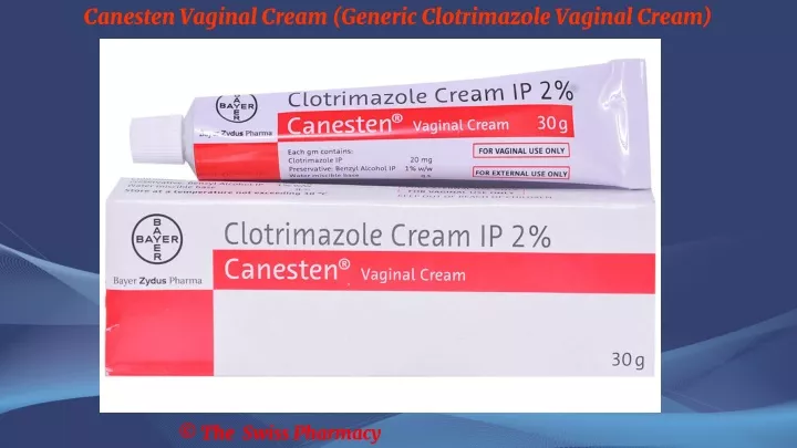 canesten vaginal cream generic clotrimazole